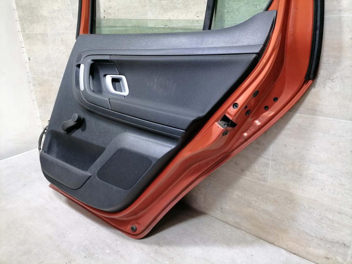 Skoda Fabia 2 5J original T&uuml;r hinten rechts Tangerineorange 9771 Flie&szlig;heck Bj.2009